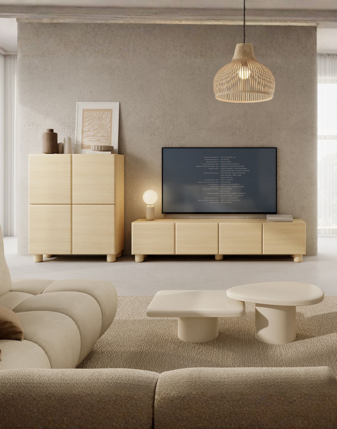 szeroka szafka rtv dąb vicenza lomo f 200 cm