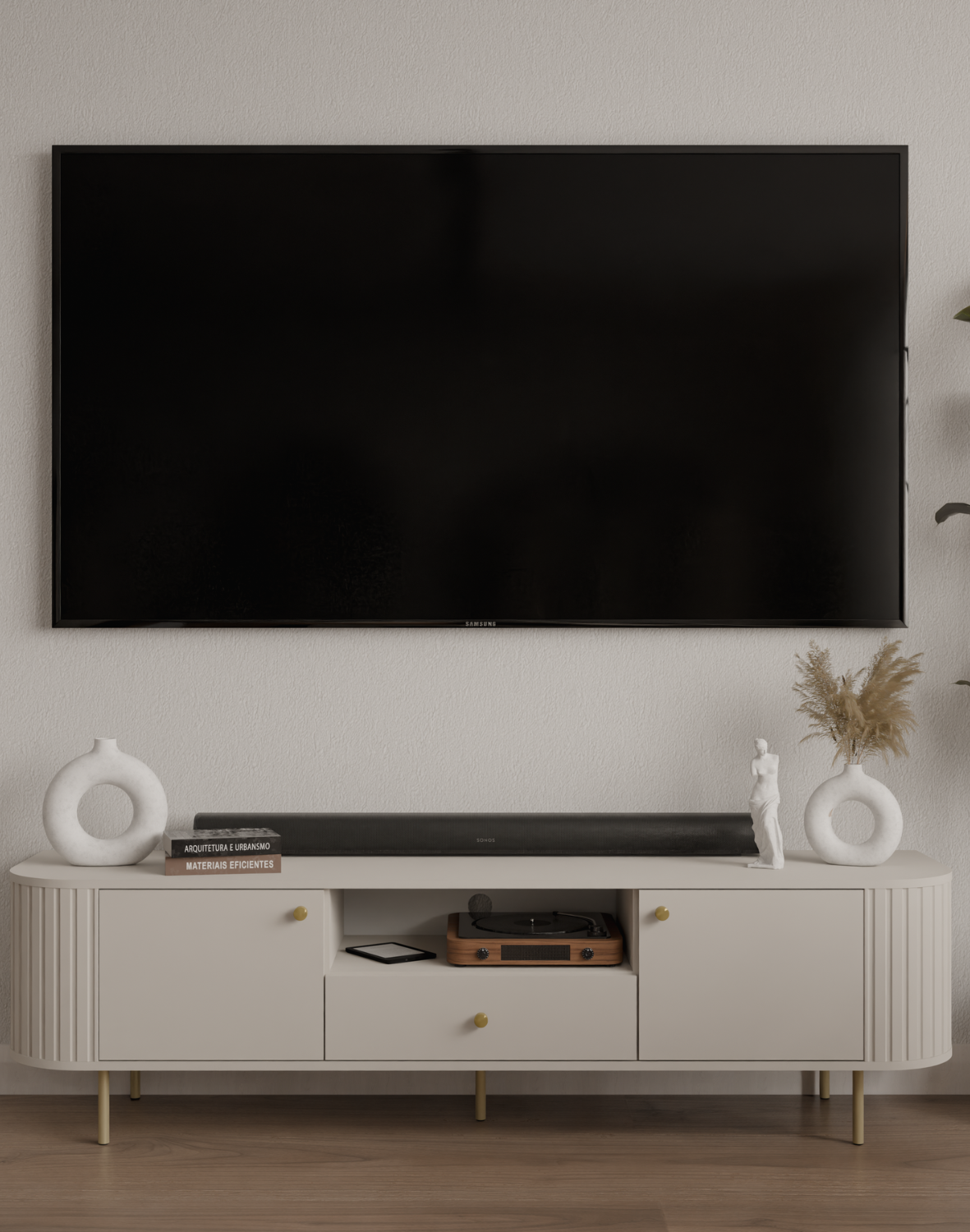 szafka rtv ovalio bez piaskowy 2f1s typ 321