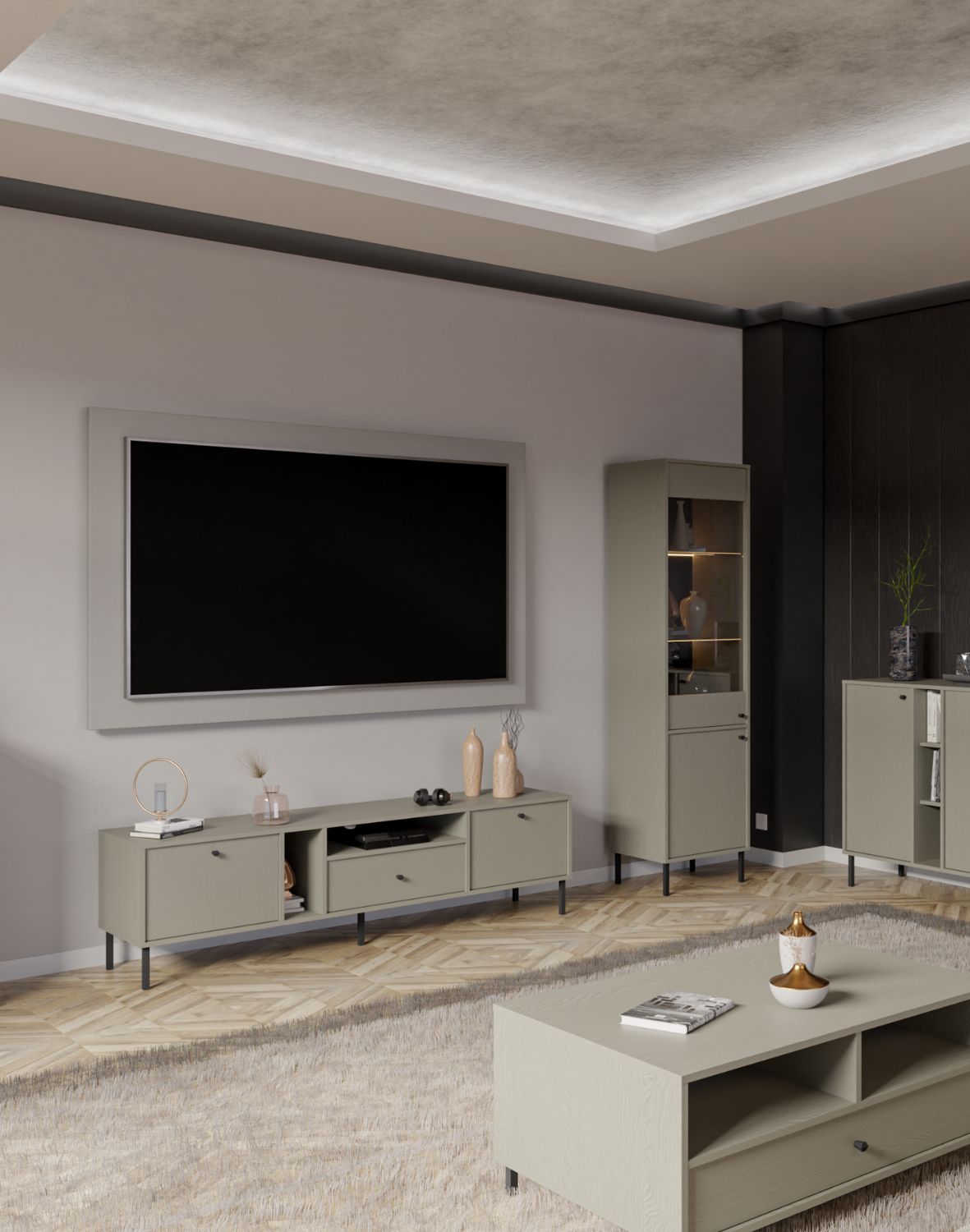 szafka rtv tokyo 2 eukaliptus