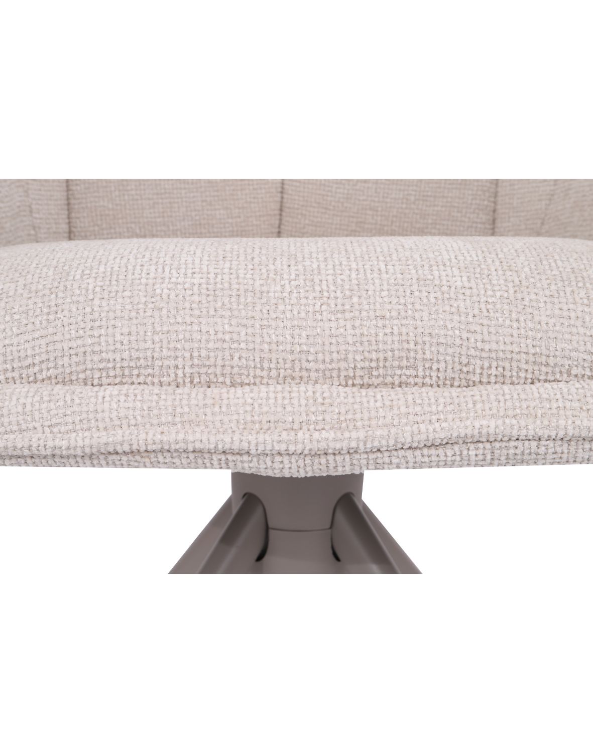 krzesło obrotowe do jadalni tessa, beżowe