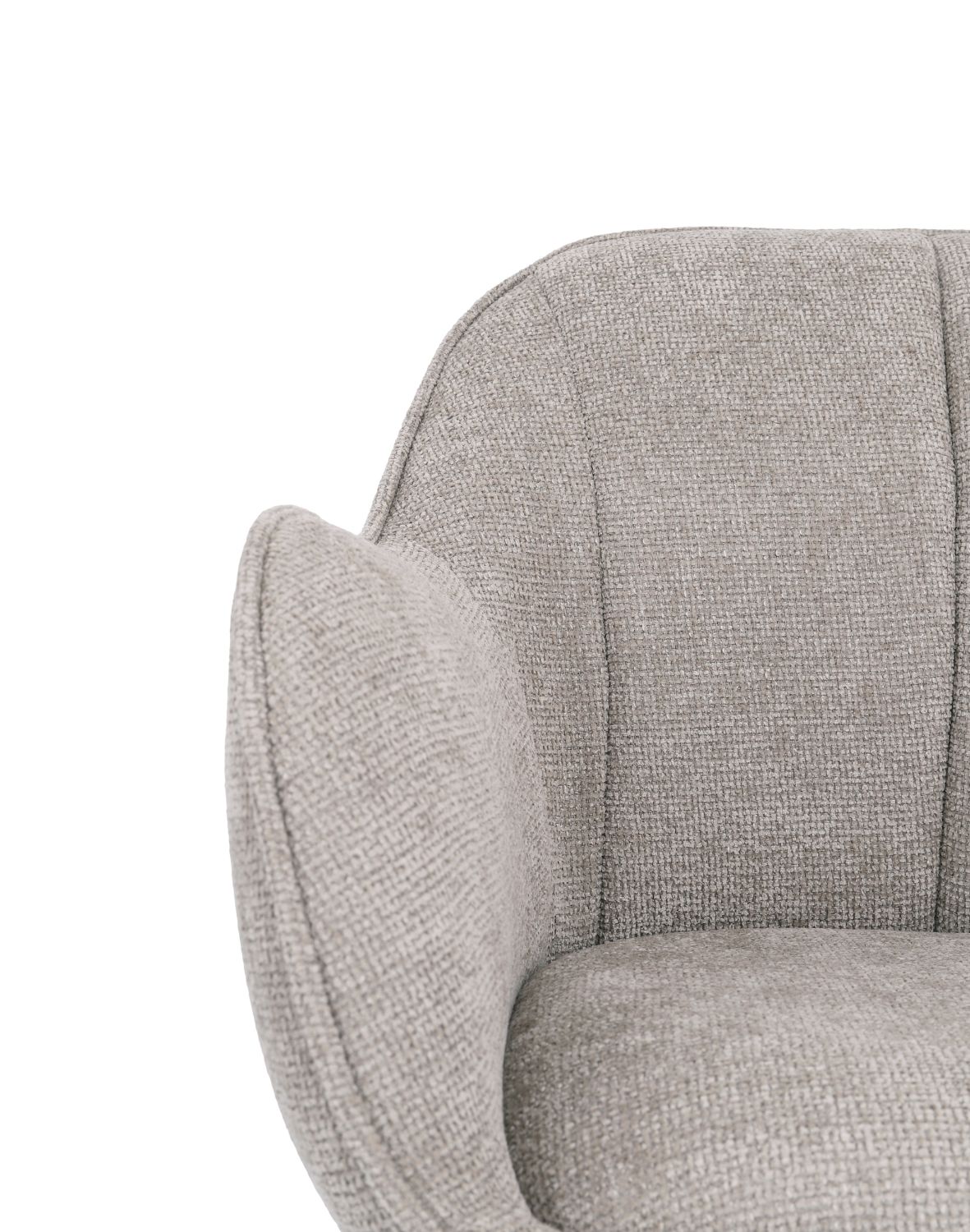 krzesło obrotowe do jadalni tessa, ciemnobeżowe