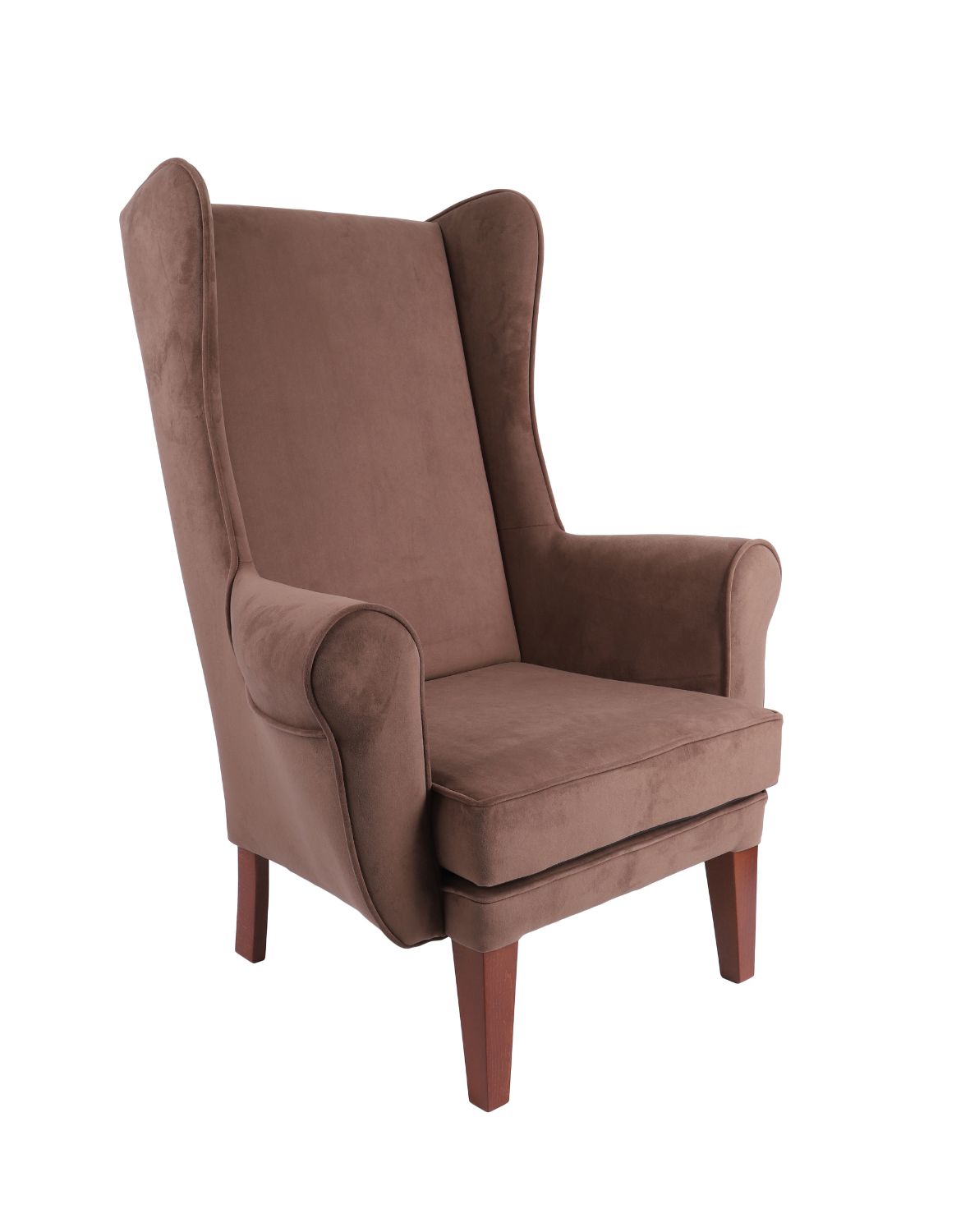 fotel uszak brązowy dream velvet 202.37