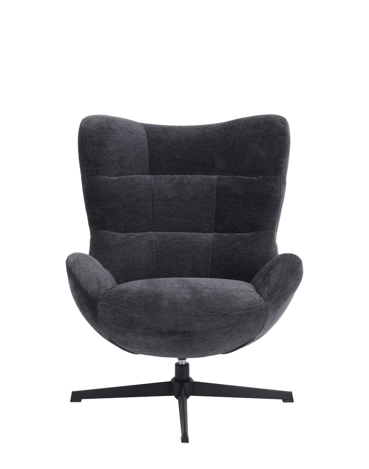 fotel obrotowy velo, grafitowy