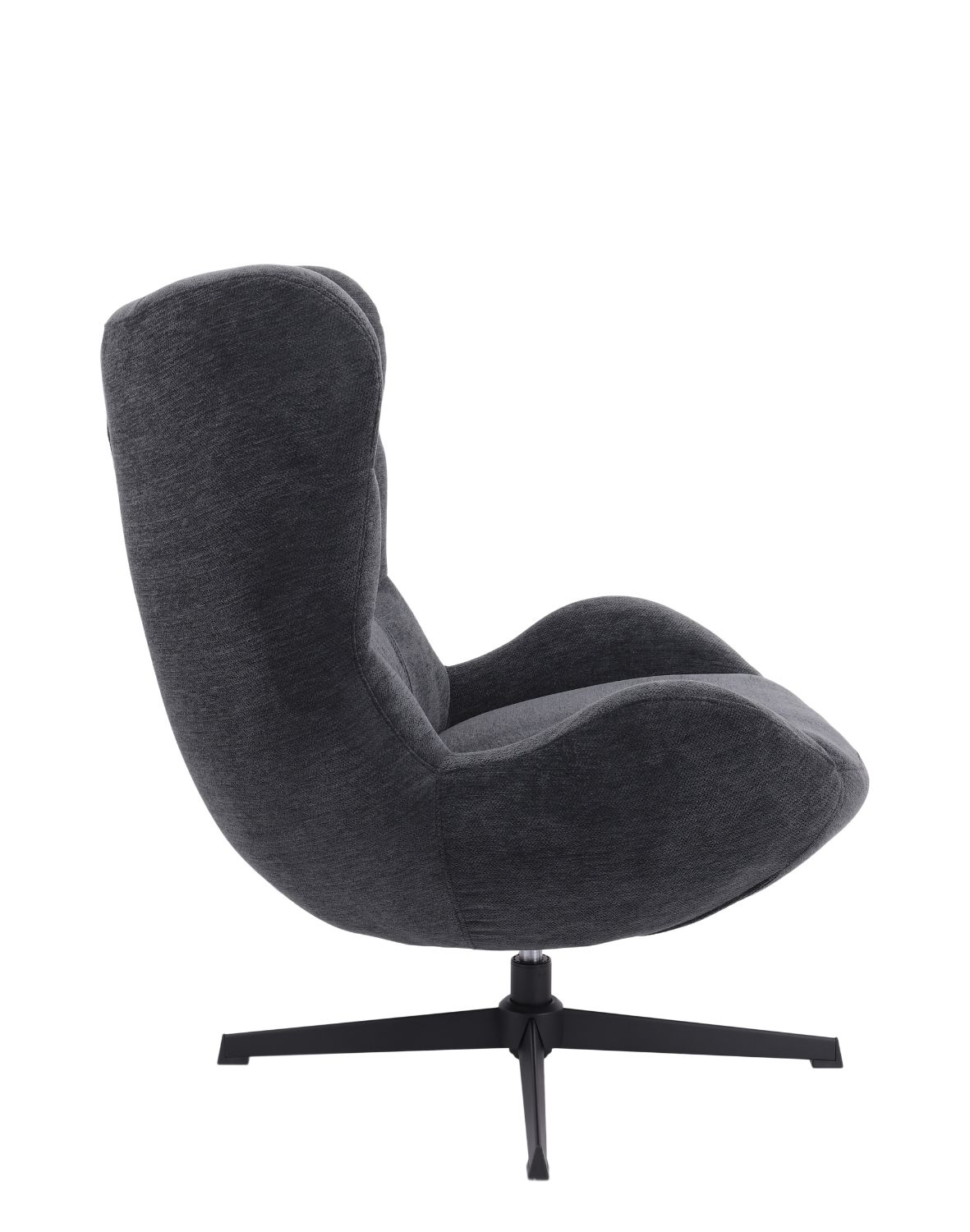 fotel obrotowy velo, grafitowy