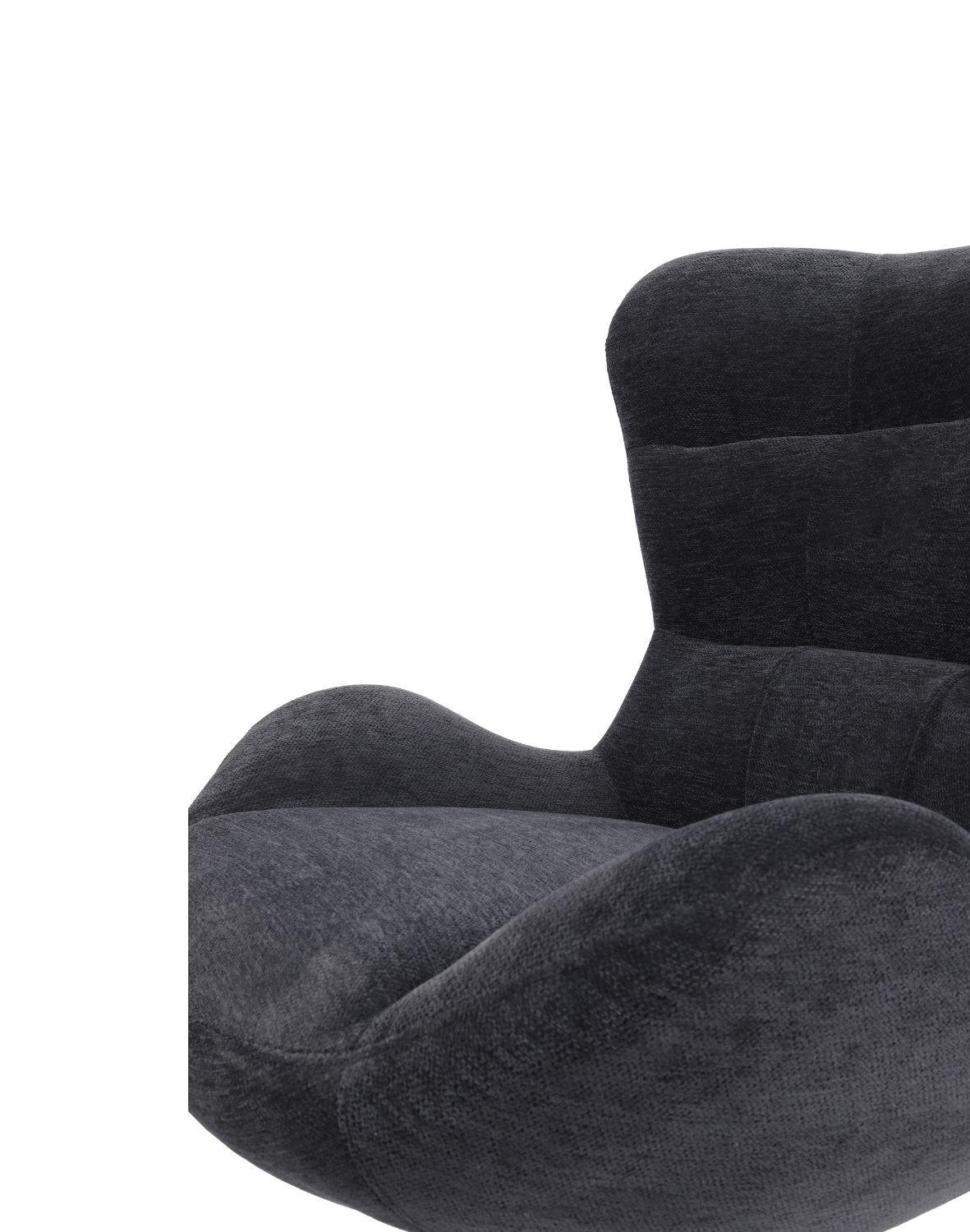 fotel obrotowy velo, grafitowy