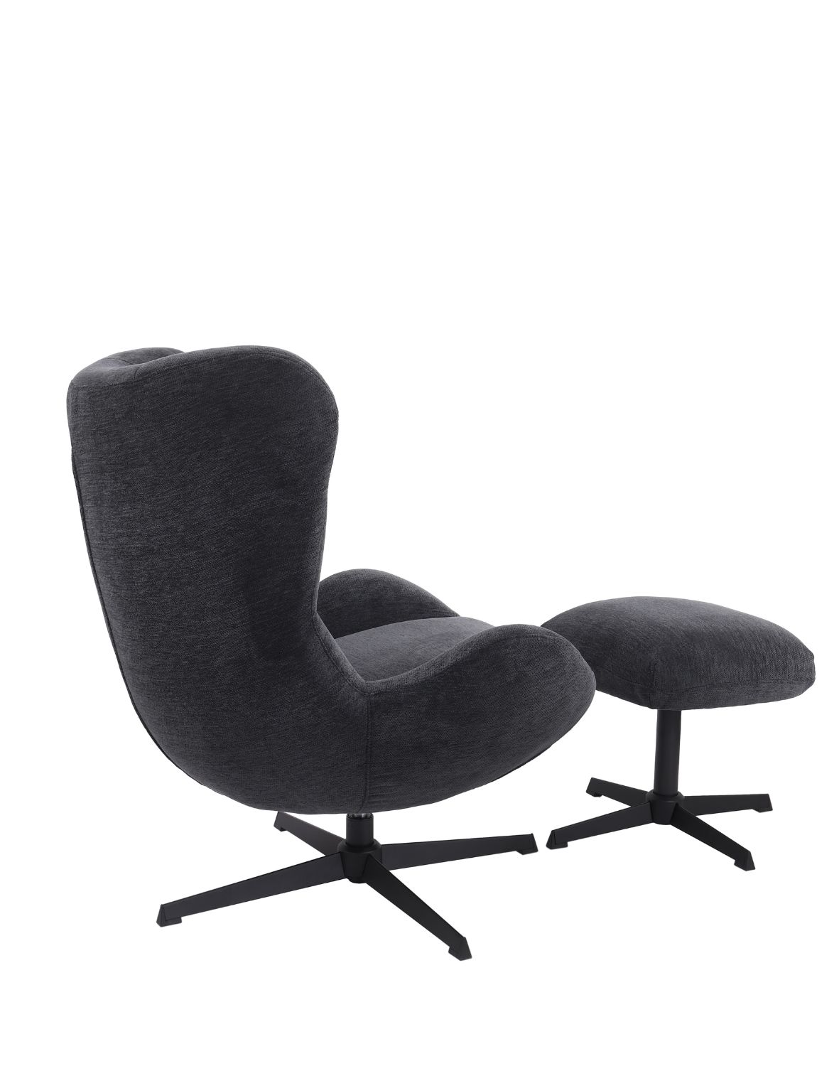 fotel obrotowy velo, grafitowy