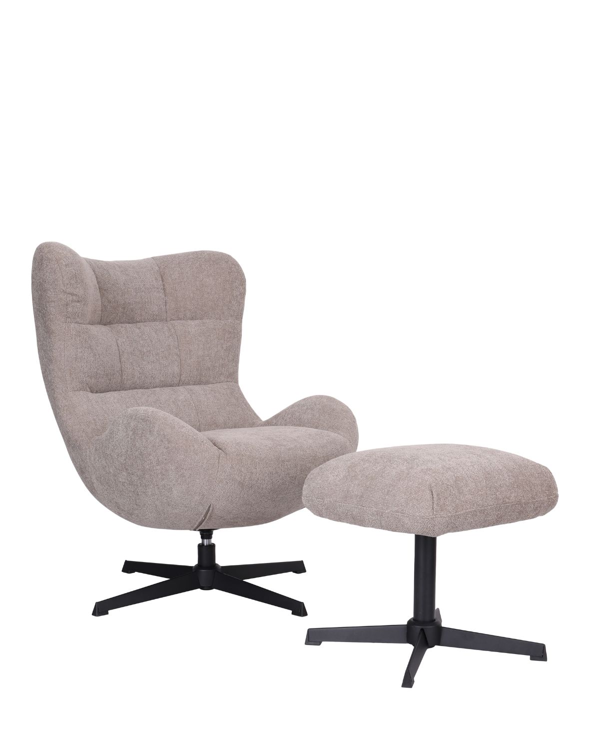 fotel obrotowy velo, ciemnobeżowy