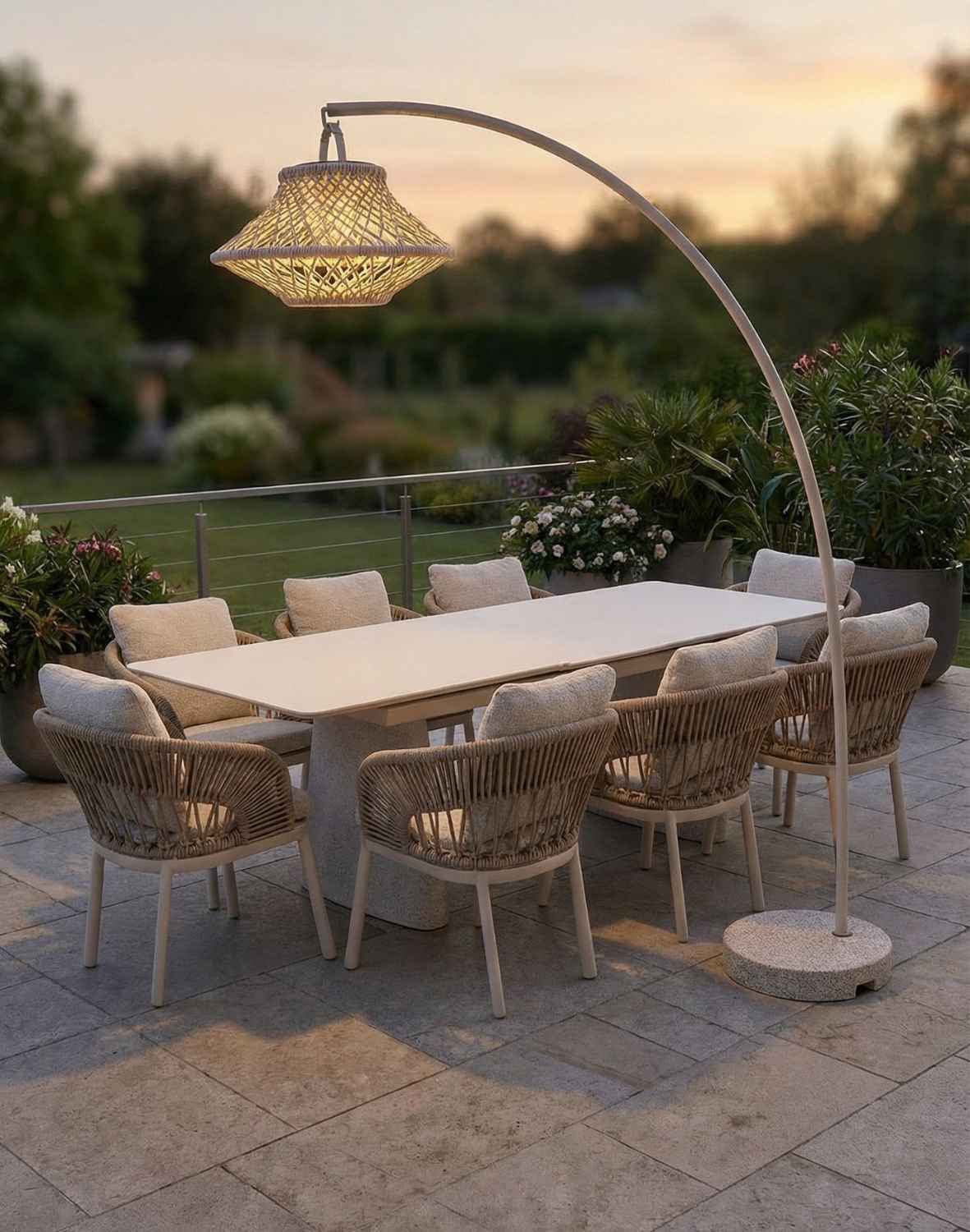 duża lampa ogrodowa stojąca, solarna verona