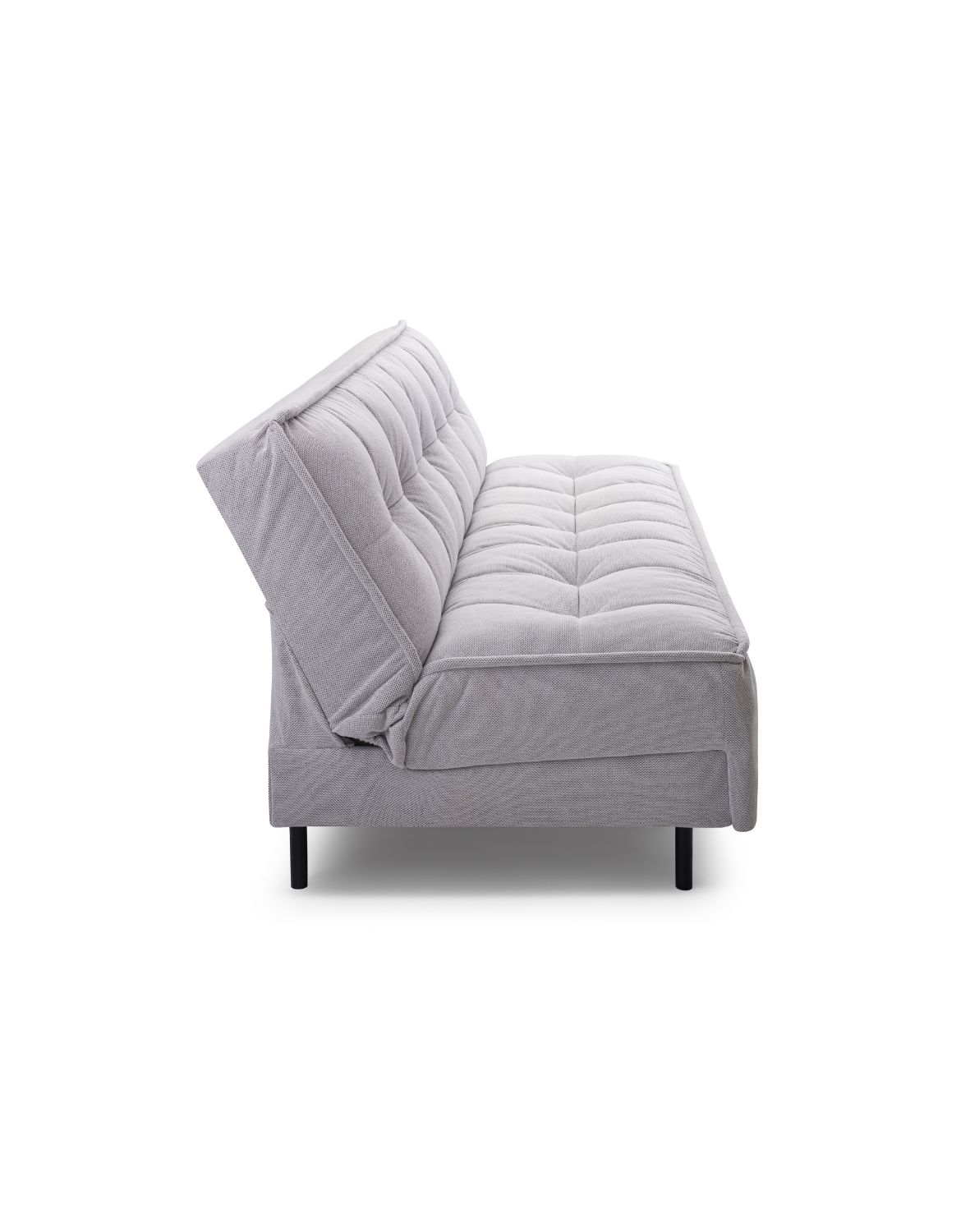 szara wersalka dwuosobowa z funkcją spania jagna