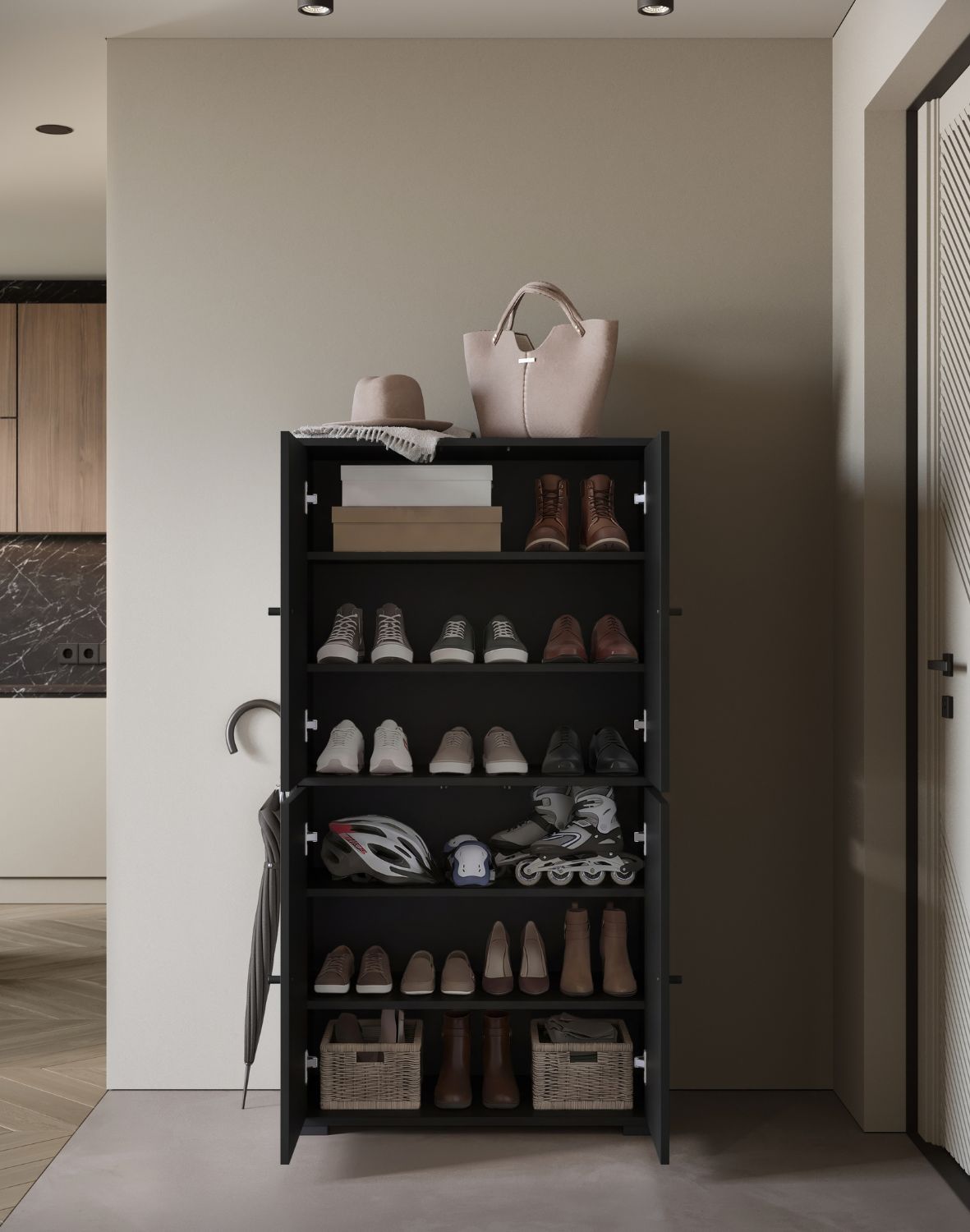 wysoka-szafka-na-buty-020-czarna