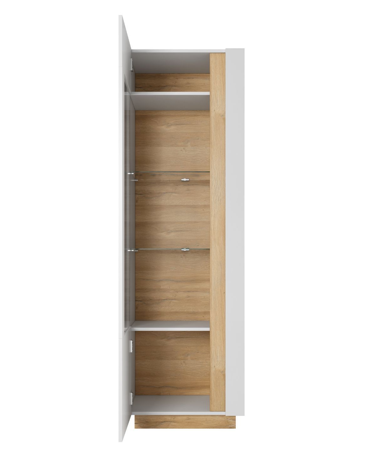 wysoka witryna biały połysk arco b 60