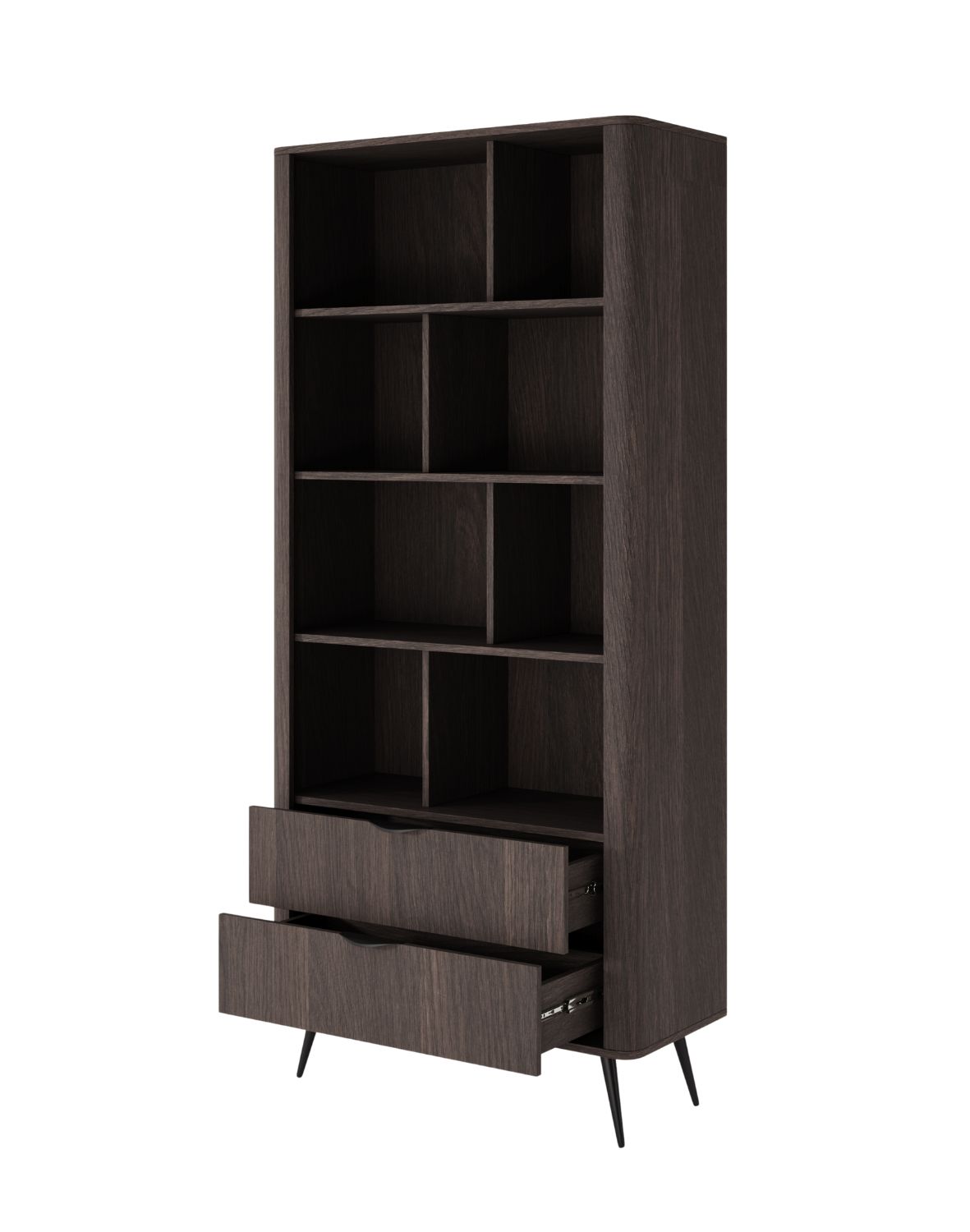 wysoki regał z szufladami veris a