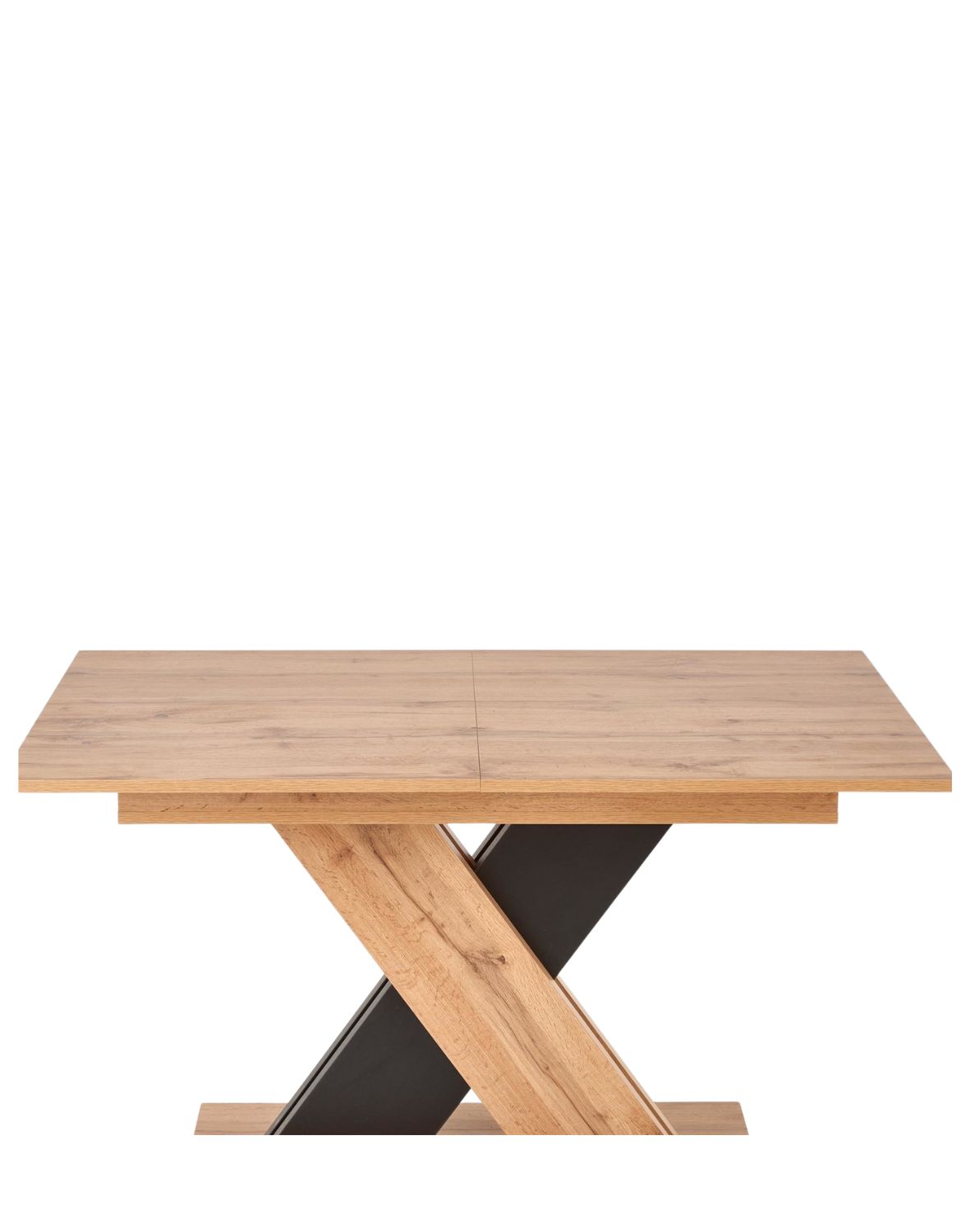 stół rozkładany xarelto (130–175x85 cm), dąb wotan - czarny
