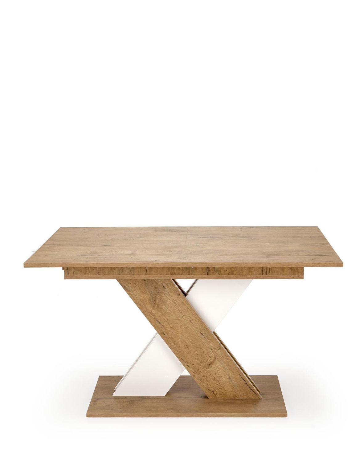 stół rozkładany xarelto (130–175x85 cm), dąb lancelot - biały