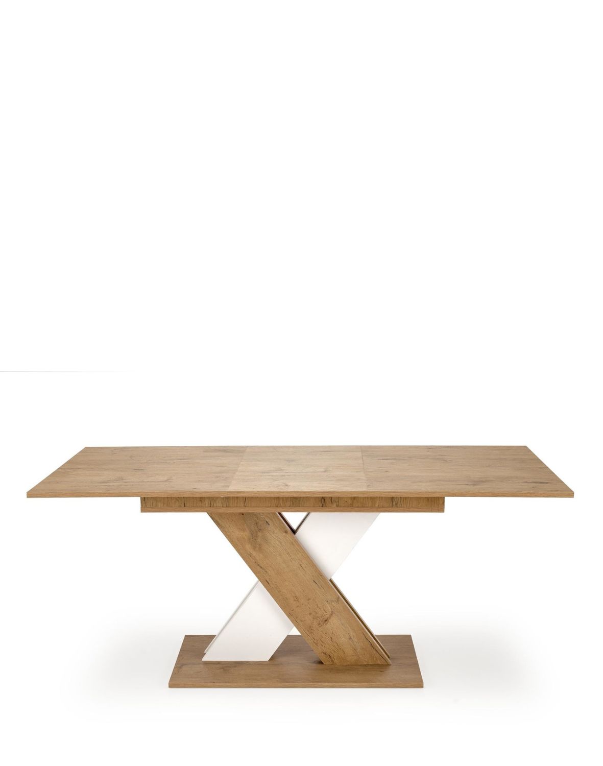 stół rozkładany xarelto (130–175x85 cm), dąb lancelot - biały