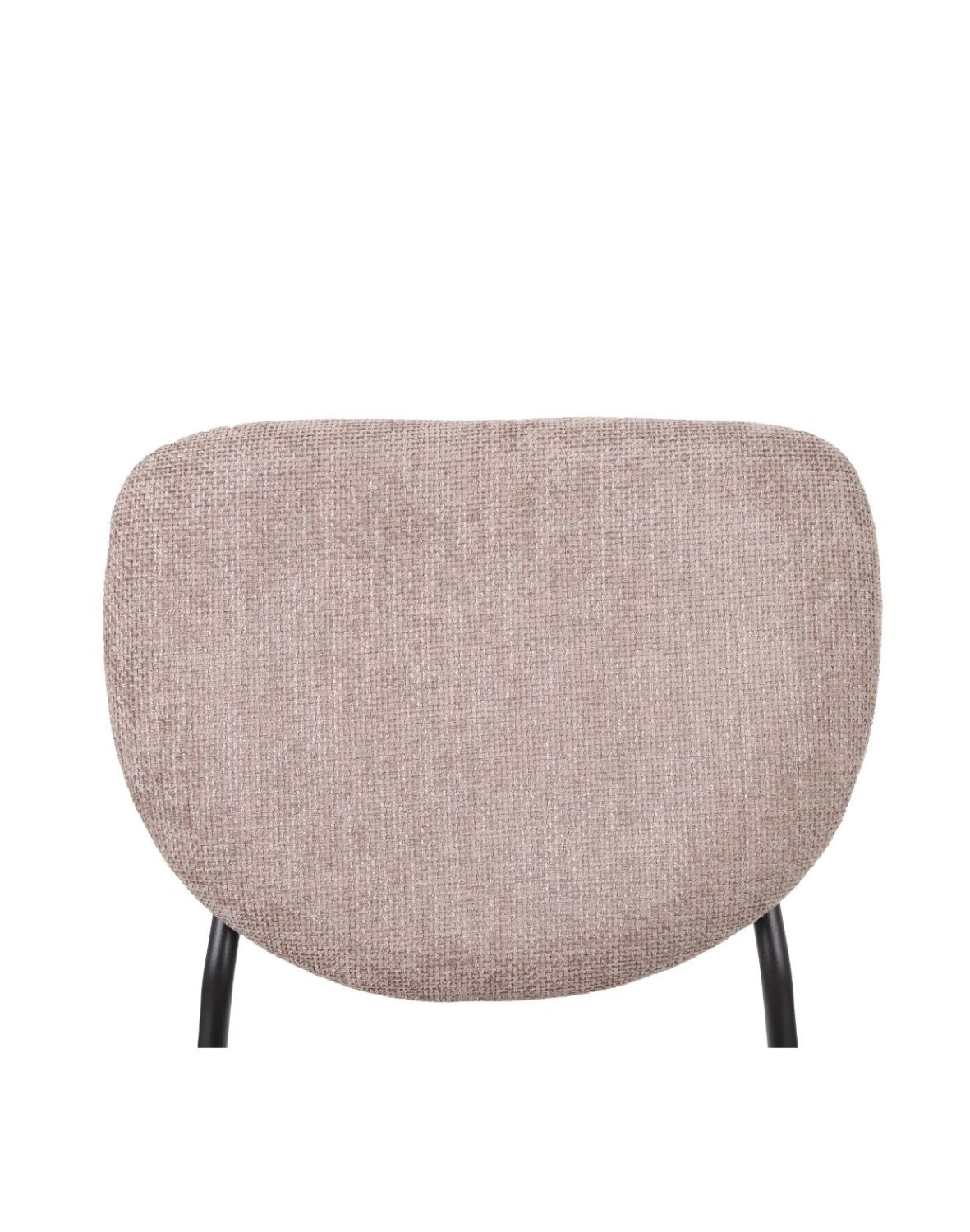 krzesło do jadalni yogi, nowoczesne, tapicerowane, szare