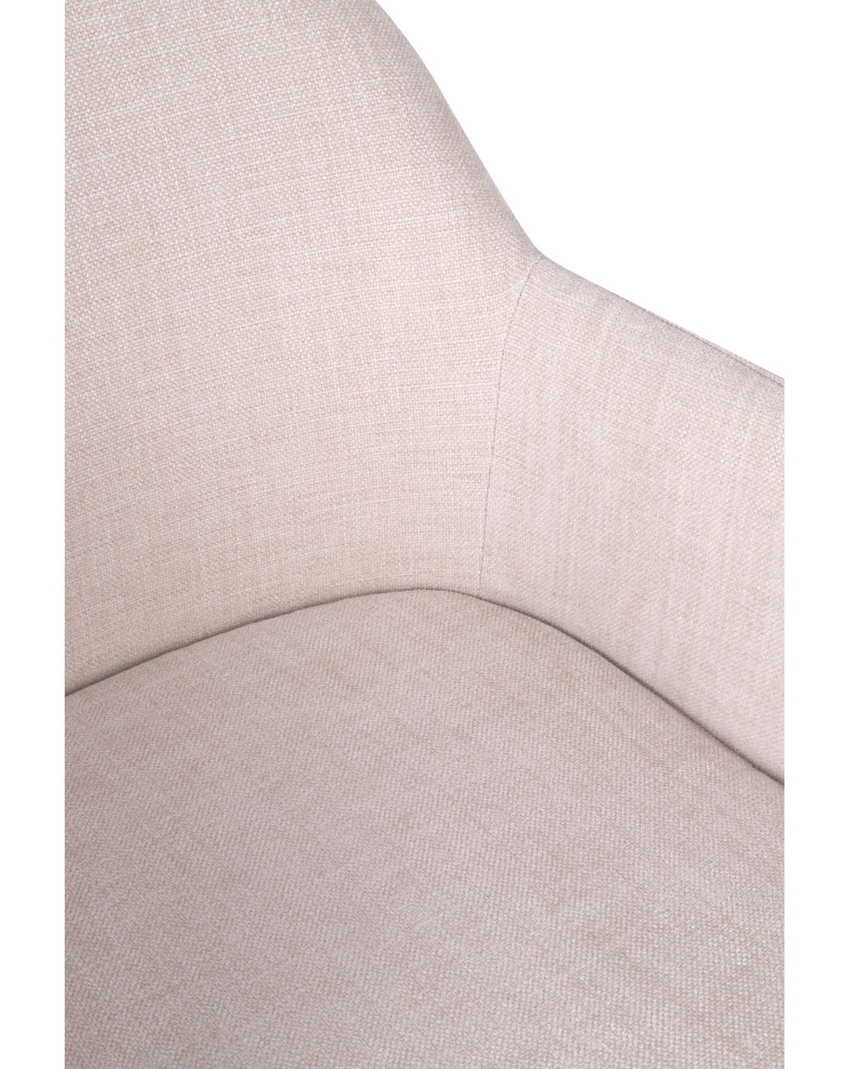 krzesło zafiro arm gold z podłokietnikami, beżowe (S2441)