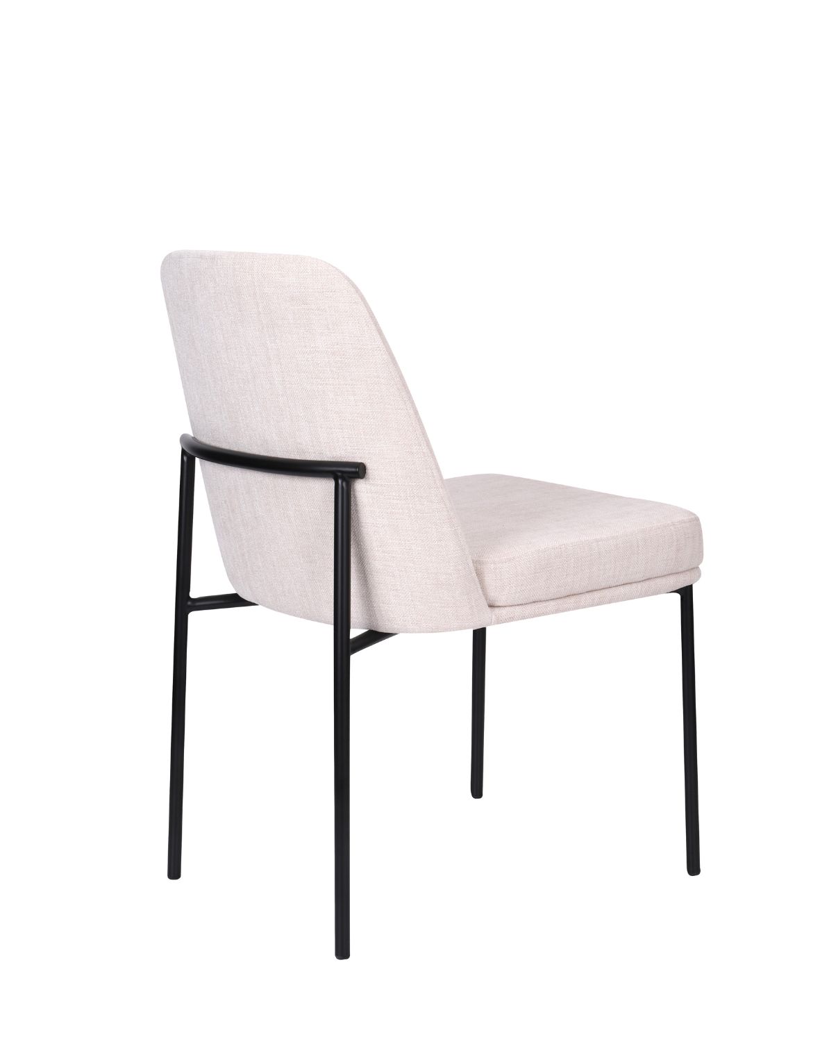 krzesło do jadalni zafiro black, beżowe (s2440)