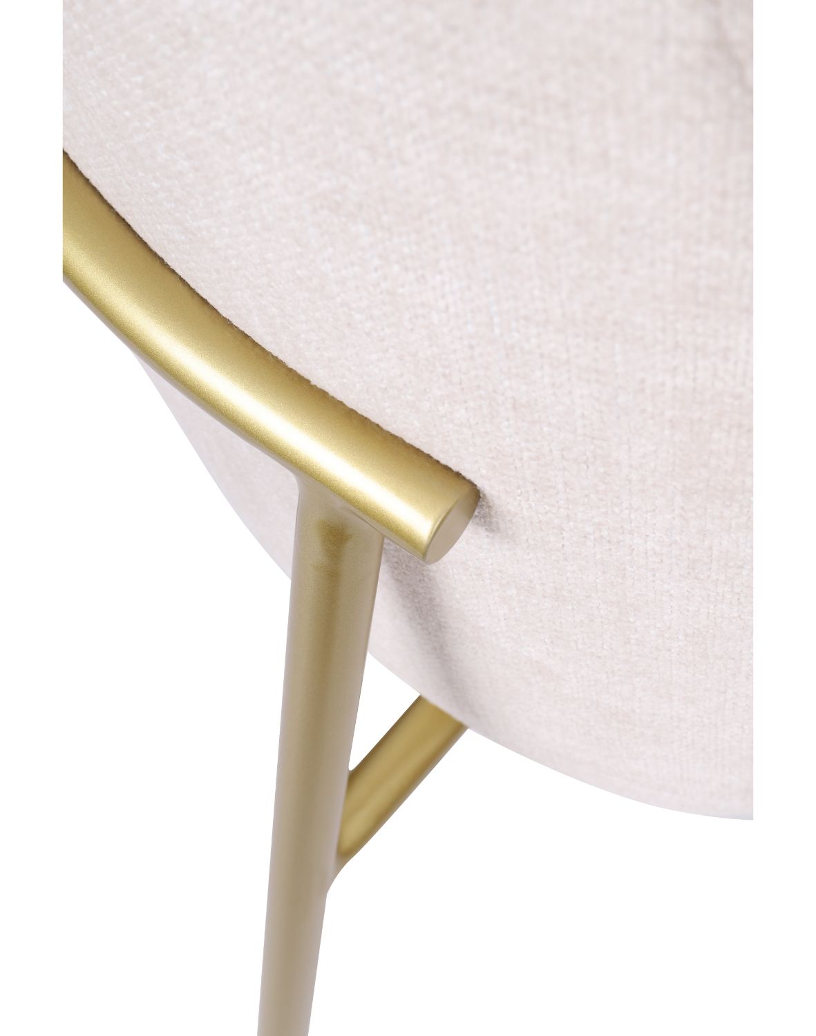 krzesło do jadalni zafiro gold, beżowe (S2440)