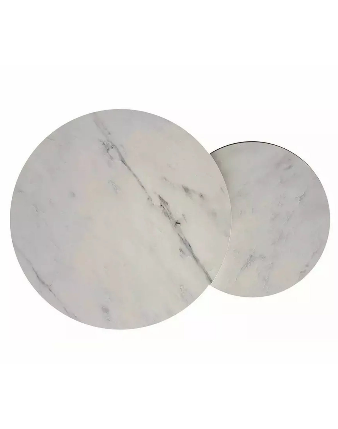 Zestaw ław Hola Biały Marmur, Czarny