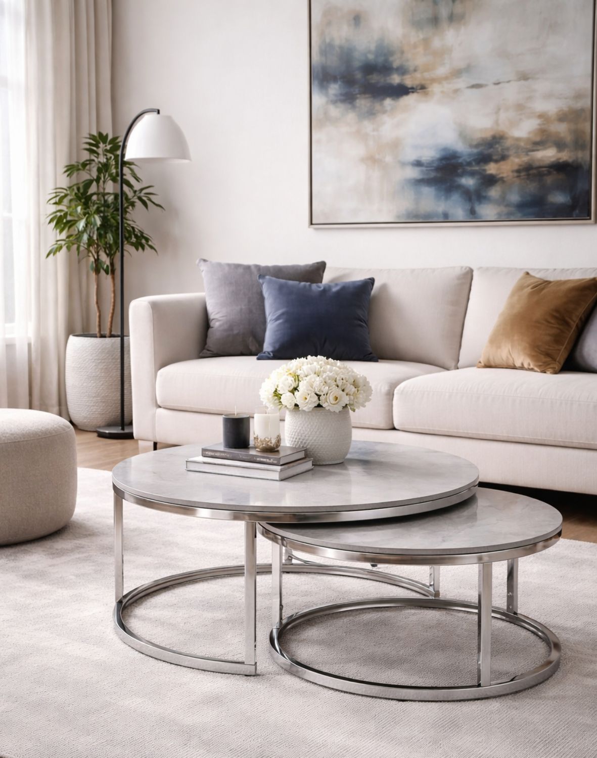 zestaw law portafino szary chrom