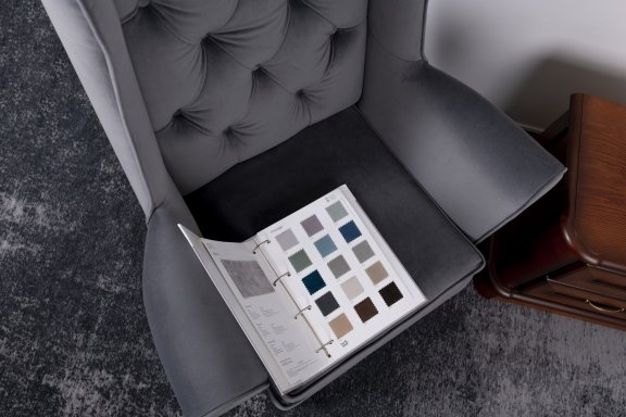 Fotel Uszak Chesterfield