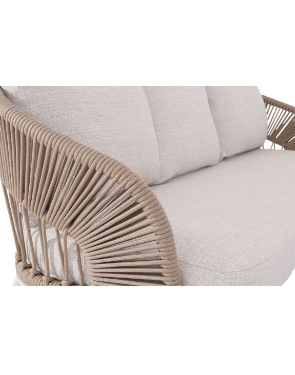 zestaw ogrodowy adora: 3-osobowa sofa, 2 fotele i 2 stoliki
