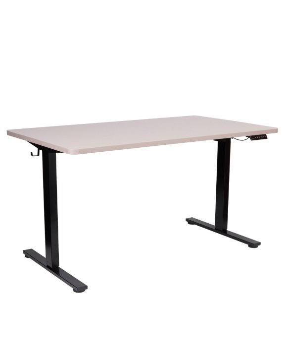 biurko z regulacja wysokosci alto 100 black 120 cm