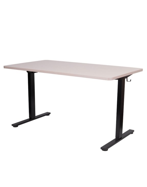 biurko z regulacja wysokosci alto 100 black 120 cm