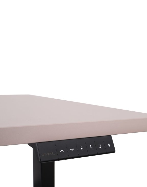 biurko z regulacja wysokosci alto 100 black 120 cm