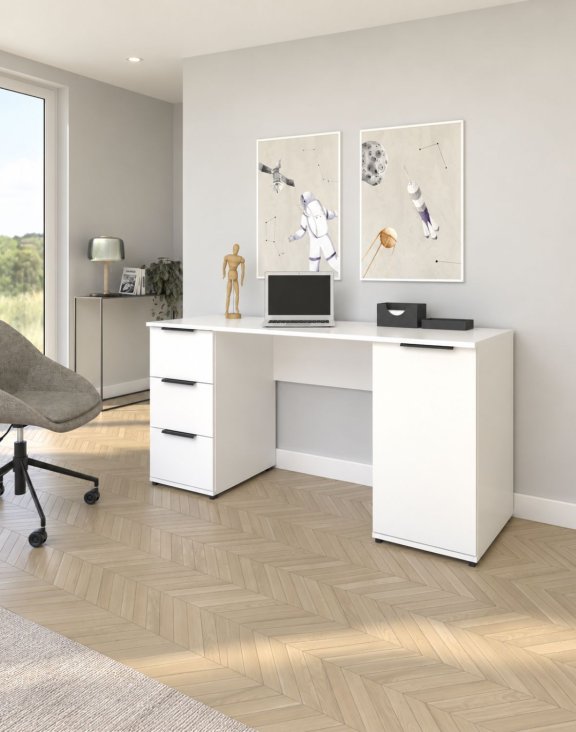 Biurko Tivo 160 cm białe