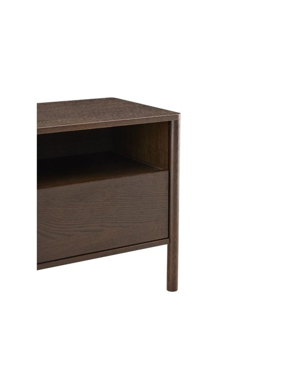 szafka nocna blair (ns01), 50 cm, przydymiony dąb