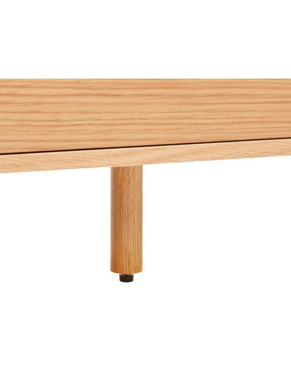 szafka rtv blair (TU01) dębowa – 180 cm, nogi z litego drewna