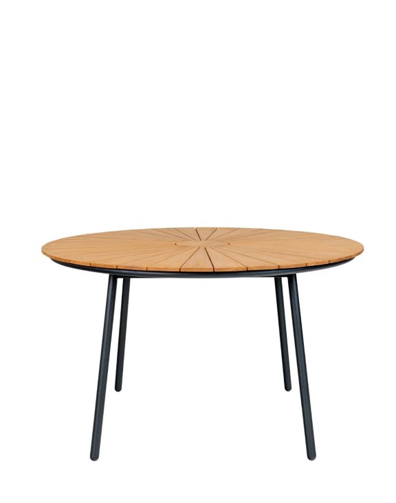 stół ogrodowy cleveland Ø130 cm z drewna tekowego (7801180)
