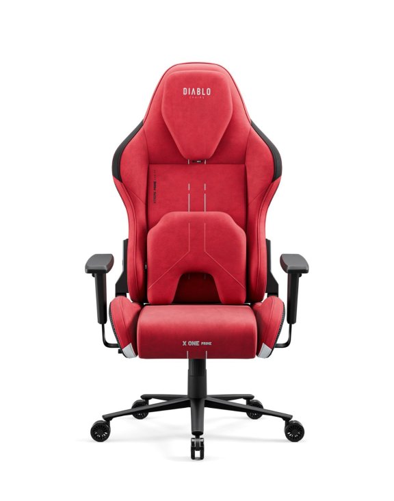czerwony fotel gamingowy, diablo, prime