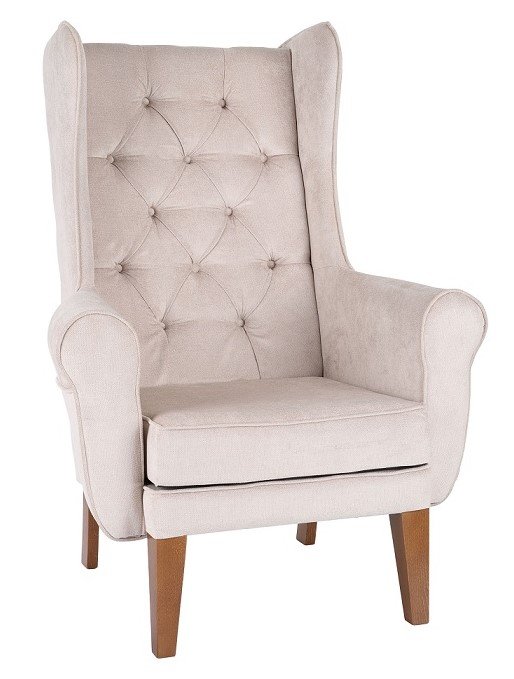 Fotel Uszak Chesterfield