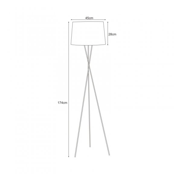 Lampa podłogowa K-4353