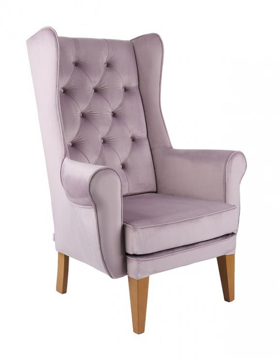 Fotel Uszak Chesterfield