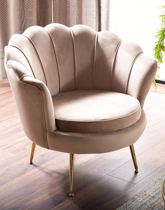 fotel camellia bez
