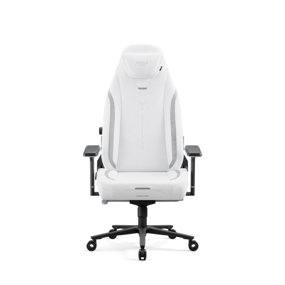 Fotel gamingowy biały z magnetycznym zagłówkiem Normal Size: Diablo X-Eye Prime Ghosted White 2