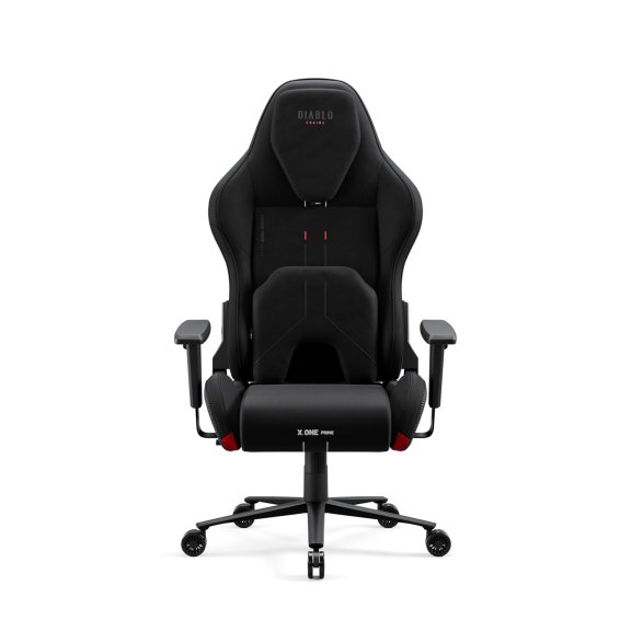 Fotel gamingowy czarny z chłodzącym siedziskiem, Normal Size: Diablo X-One Prime Burned Black 2