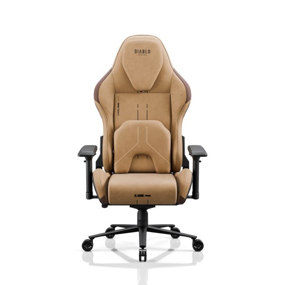 Fotel gamingowy materiałowy brązowy, Normal Size: Diablo X.One Prime Camel Brown 2