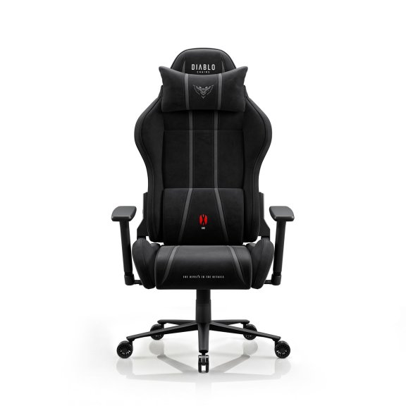 Fotel gamingowy materiałowy czarny Normal Size: Diablo X-One 2.0 Burned Black 2