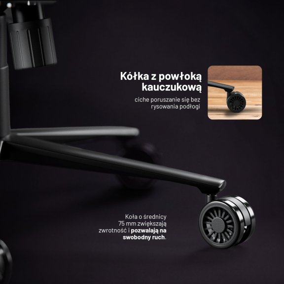 Fotel gamingowy materiałowy Normal Size, czarno-beżowy: Diablo X-One 2.0 Camel Black 9