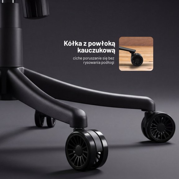 Fotel gamingowy materiałowy Small Size, czarno-czerwony: Diablo X-One 2.0 Bloody Mary 9