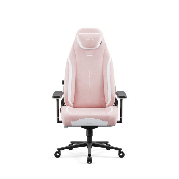 Fotel gamingowy różowy z magnetycznym zagłówkiem Normal Size: Diablo X-Eye Prime Akira Pink 2
