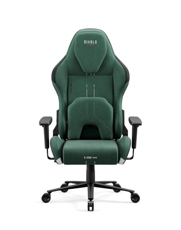 zielony fotel gamingowy, diablo, prime