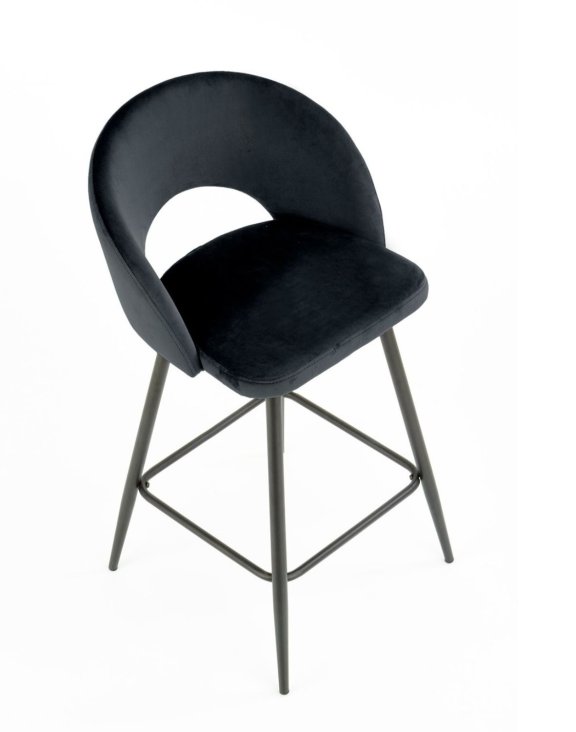 hoker do kuchni h96, czarny welwet