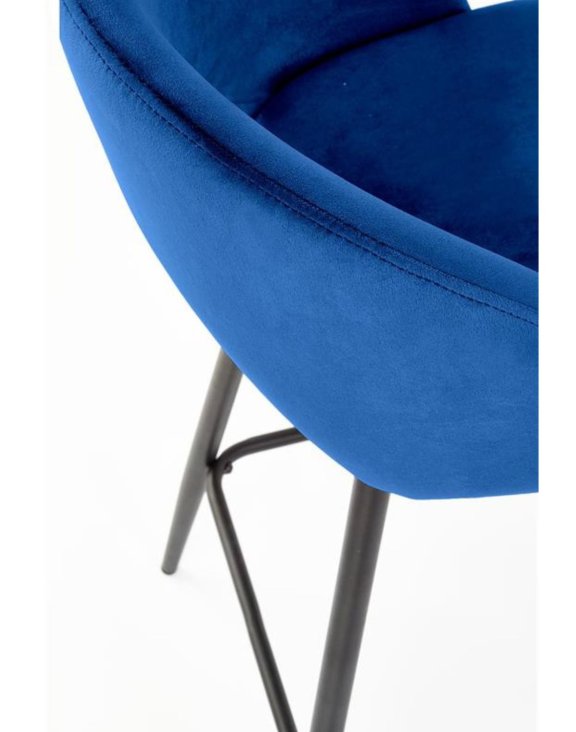 hoker do kuchni h96, granatowy welwet