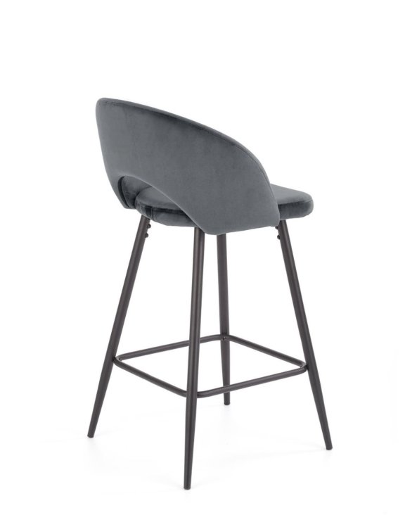 hoker do kuchni h96, szary welwet